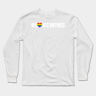 Love Wins (white) Long Sleeve T-Shirt